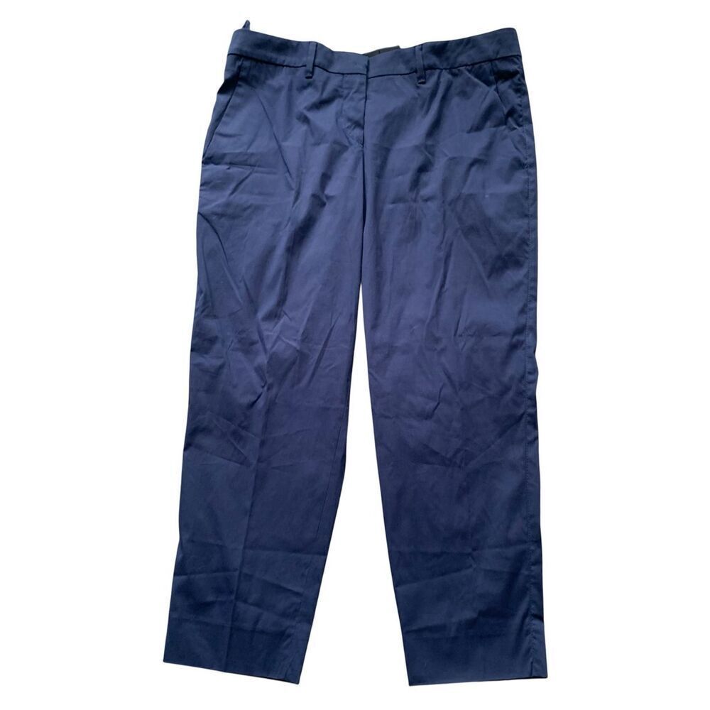 MIU MIU Vintage by Prada blue Capri Crop Trouser PANTS sz 44 Medium